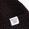 Norse Projects NORSE PROJECTS WOOL COTTON RIB BEANIE DARKEST PURPLE