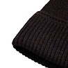 Norse Projects NORSE PROJECTS WOOL COTTON RIB BEANIE DARKEST PURPLE