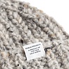 Norse Projects NORSE PROJECTS WOOL COTTON RIB BEANIE DARK GREY MELANGE