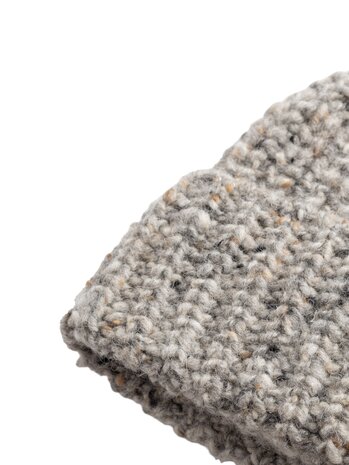 Norse Projects NORSE PROJECTS WOOL COTTON RIB BEANIE DARK GREY MELANGE