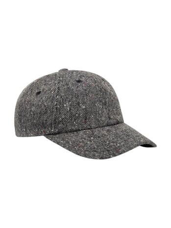 Norse Projects NORSE PROJECTS DONEGAL WOOL 6-PANEL CAP GREY MELANGE