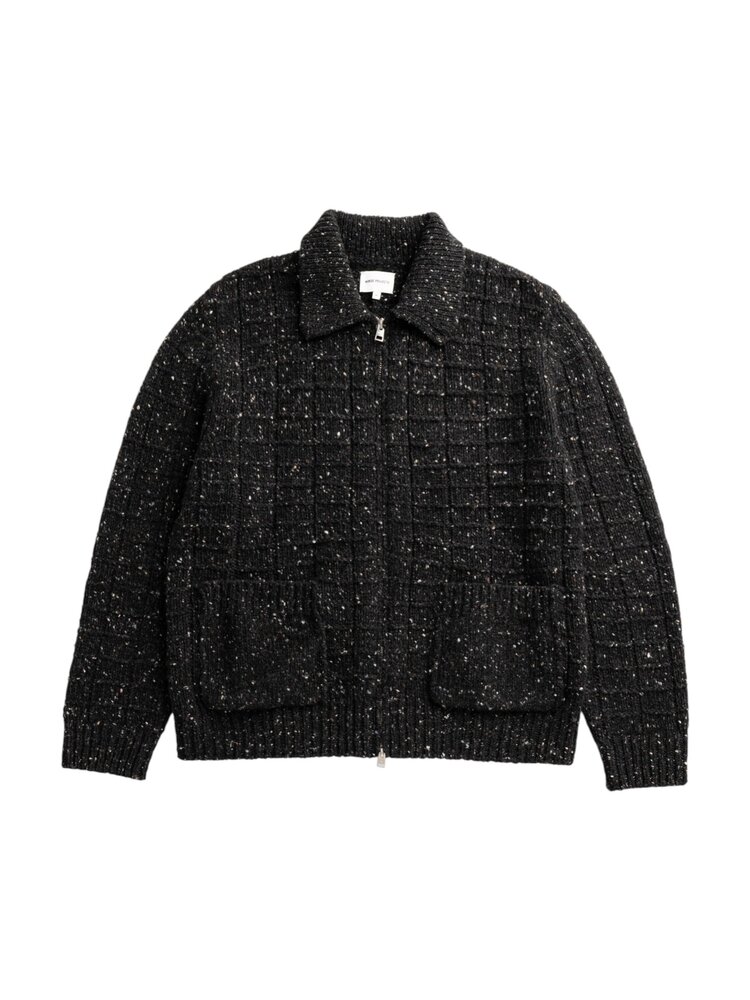 Norse Projects NORSE PROJECTS ALDRUP DONEGAL SQUARE JACKET CHARCOAL MELANGE