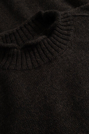 Norse Projects NORSE PROJECTS SAGVATNET WOOL ROLL NECK SWEATER DELICIOSO BROWN