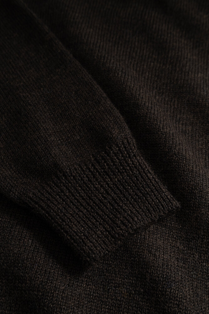Norse Projects NORSE PROJECTS SAGVATNET WOOL ROLL NECK SWEATER DELICIOSO BROWN