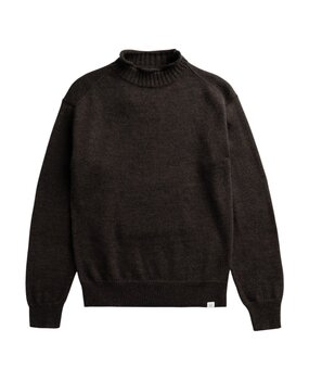Norse Projects NORSE PROJECTS SAGVATNET WOOL ROLL NECK SWEATER DELICIOSO BROWN