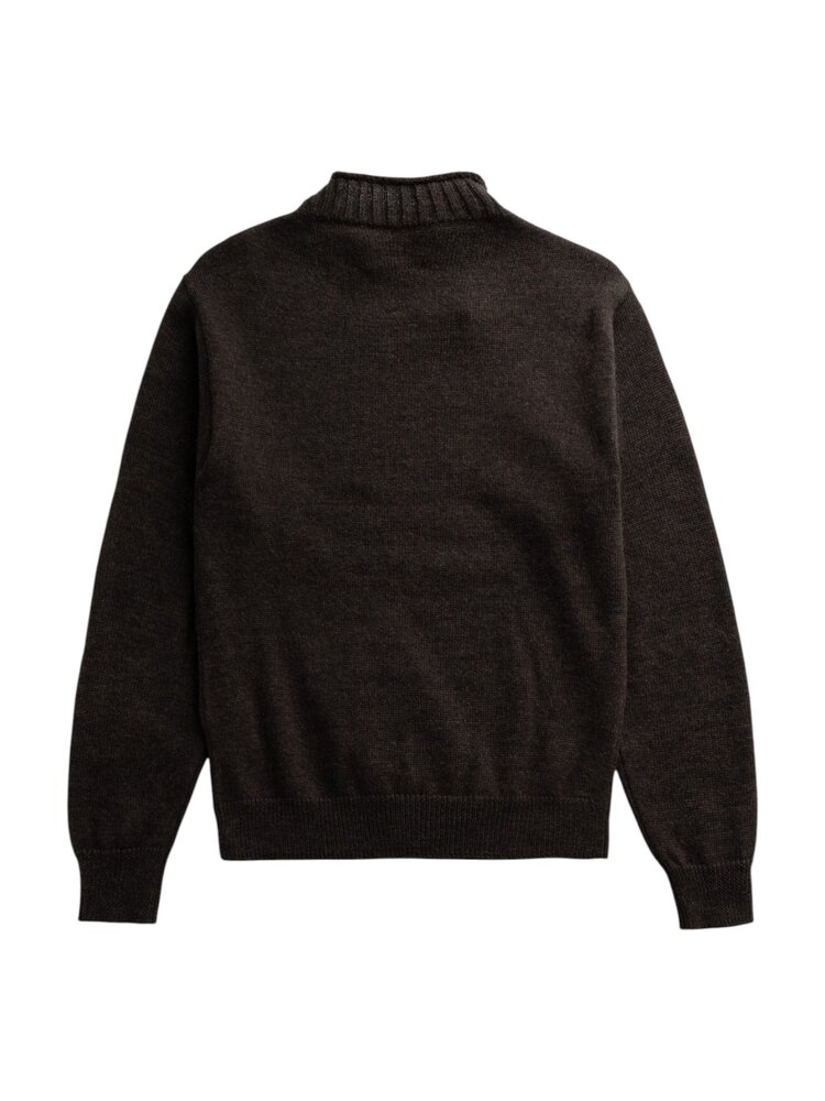 Norse Projects NORSE PROJECTS SAGVATNET WOOL ROLL NECK SWEATER DELICIOSO BROWN