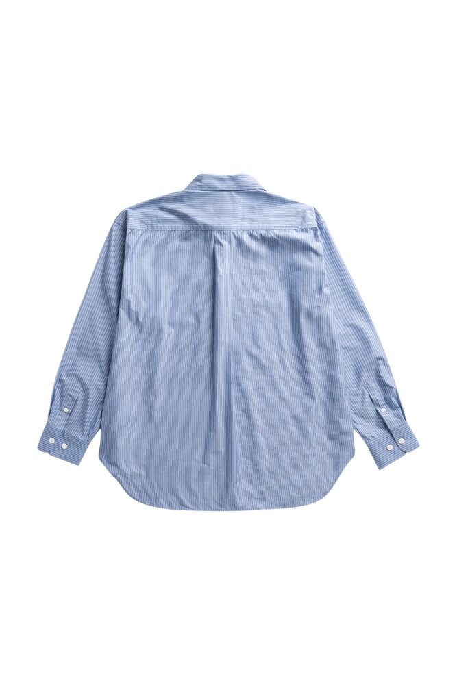 Norse Projects NORSE PROJECTS ESPEVIK FINE COTTON POPLIN OVERSIZE SHIRT CERULEAN