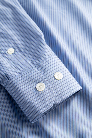 Norse Projects NORSE PROJECTS ESPEVIK FINE COTTON POPLIN OVERSIZE SHIRT CERULEAN