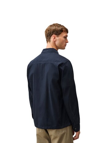 C.P. Company C.P. COMPANY ORGANIC GABARDINE ZIPPED OVERSHIRT TOTAL ECLIPSE NAVY C.P. Company C.P. COMPANY ORGANIC GABARDINE ZIPPED OVERSHIRT TOTAL ECLIPSE NAVY