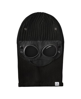 C.P. Company C.P. COMPANY EXTRAFINE MERINO WOOL GOGGLE BALACLAVA BLACK