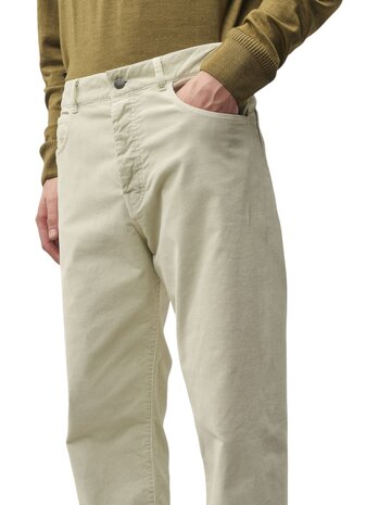 C.P. Company C.P. COMPANY CORDUROY REGULAR SEAMLESS FIVE POCKET PANTS SILVER BIRCH