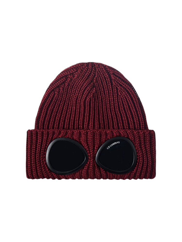 C.P. Company C.P. COMPANY EXTRAFINE MERINO WOOL GOGGLE BEANIE ANDORRA