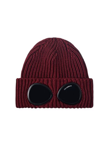 C.P. Company C.P. COMPANY EXTRAFINE MERINO WOOL GOGGLE BEANIE ANDORRA
