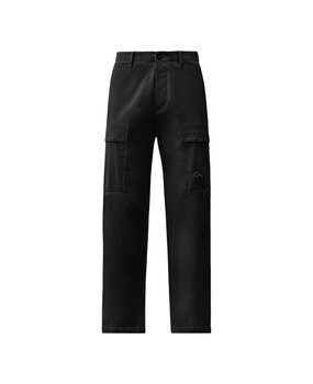 C.P. Company C.P. COMPANY STRETCH SATEEN REGULAR CARGO PANTS BLACK