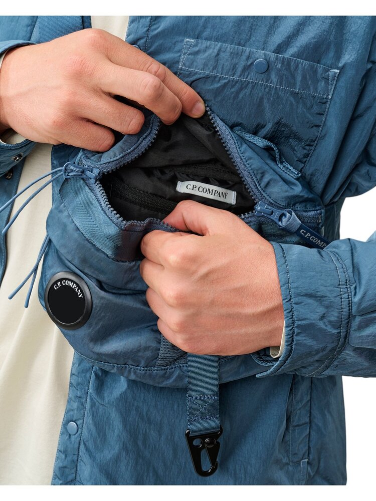 C.P. Company C.P. COMPANY NYLON B LENS MINI BAG ORION BLUE