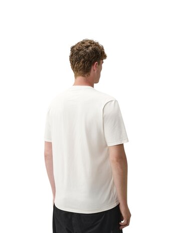 C.P. Company C.P. COMPANY 30/2 MERCERIZED JERSEY TWISTED SHORT SLEEVE T-SHIRT GAUZE WHITE