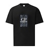 C.P. Company C.P. COMPANY JERSEY SHORT SLEEVE CHEST LOGO T-SHIRT BLACK