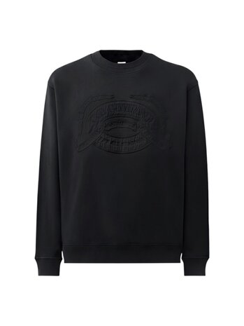 C.P. Company C.P. COMPANY COTTON FLEECE CREWNECK LOGO SWEATSHIRT BLACK