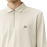 C.P. Company C.P. COMPANY STRETCH PIQUET LONGSLEEVE ZIP POLO SILVER BIRCH C.P. Company C.P. COMPANY STRETCH PIQUET LONGSLEEVE ZIP POLO SILVER BIRCH