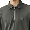 C.P. Company C.P. COMPANY STRETCH PIQUET LONG SLEEVE ZIP POLO RAVEN
