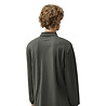 C.P. Company C.P. COMPANY STRETCH PIQUET LONG SLEEVE ZIP POLO RAVEN
