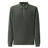 C.P. Company C.P. COMPANY STRETCH PIQUET LONG SLEEVE ZIP POLO RAVEN