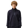 C.P. Company C.P. COMPANT DIAGIONAL FLEECE HALF ZIP LENS SWEATSHIRT TOTAL ECLIPSE NAVY