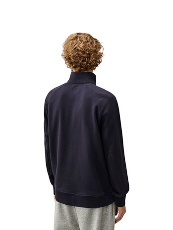 C.P. Company C.P. COMPANT DIAGIONAL FLEECE HALF ZIP LENS SWEATSHIRT TOTAL ECLIPSE NAVY