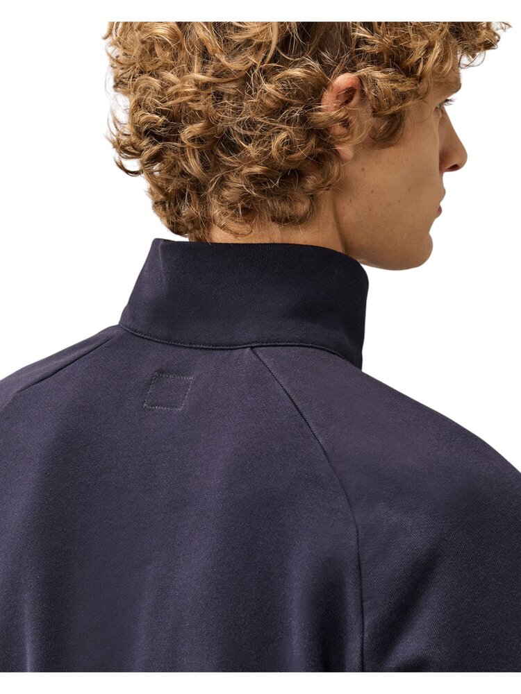 C.P. Company C.P. COMPANT DIAGIONAL FLEECE HALF ZIP LENS SWEATSHIRT TOTAL ECLIPSE NAVY