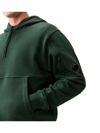 C.P. Company C.P. COMPANY DIAGIONAL FLEECE HOODED LENS SWEATSHIRT PONDEROSA PINE