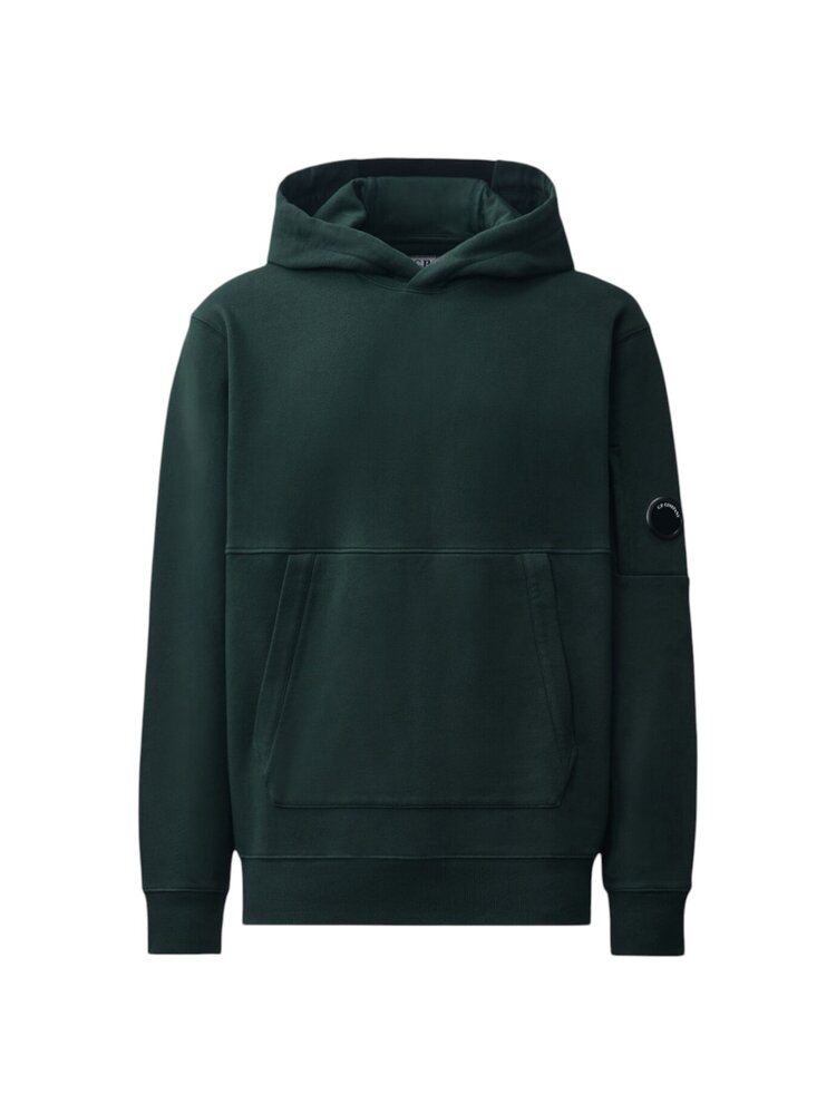 C.P. Company C.P. COMPANY DIAGIONAL FLEECE HOODED LENS SWEATSHIRT PONDEROSA PINE
