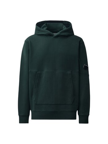 C.P. Company C.P. COMPANY DIAGIONAL FLEECE HOODED LENS SWEATSHIRT PONDEROSA PINE