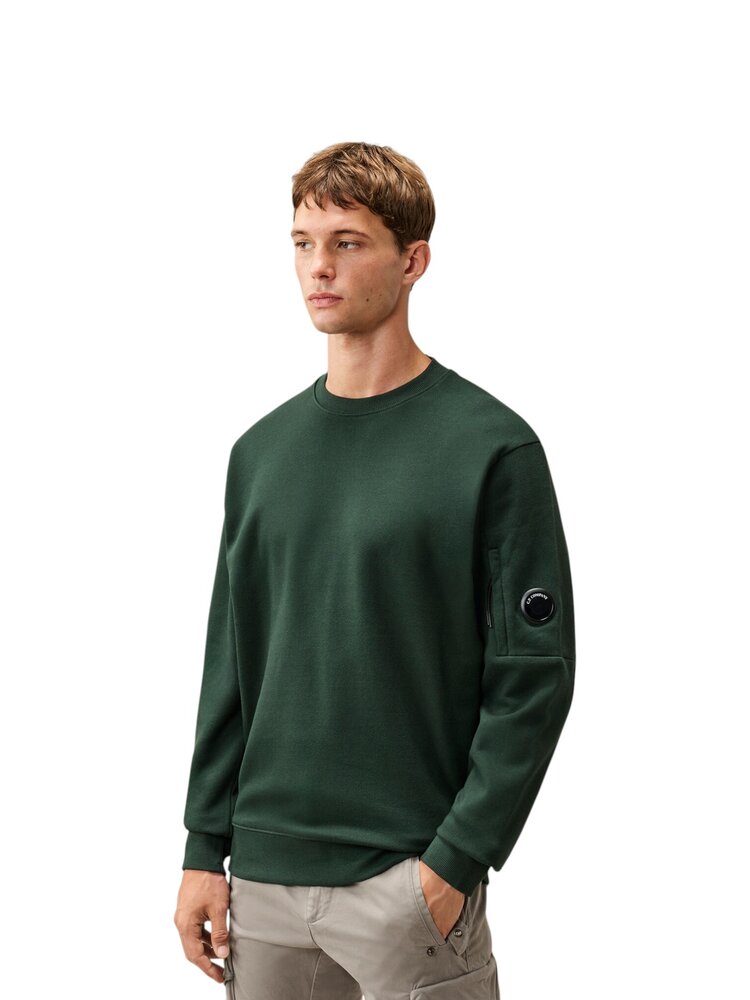 C.P. Company C.P. COMPANY DIAGONAL FLEECE CREWNECK SWEATSHIRT PONDEROSA PINE