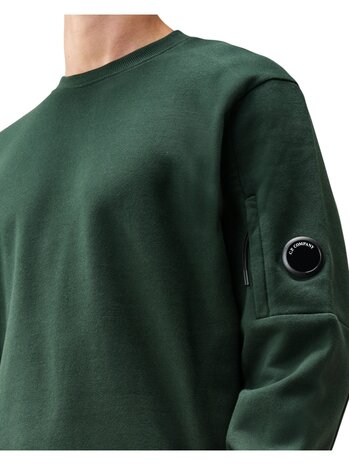 C.P. Company C.P. COMPANY DIAGONAL FLEECE CREWNECK SWEATSHIRT PONDEROSA PINE