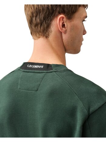 C.P. Company C.P. COMPANY DIAGONAL FLEECE CREWNECK SWEATSHIRT PONDEROSA PINE