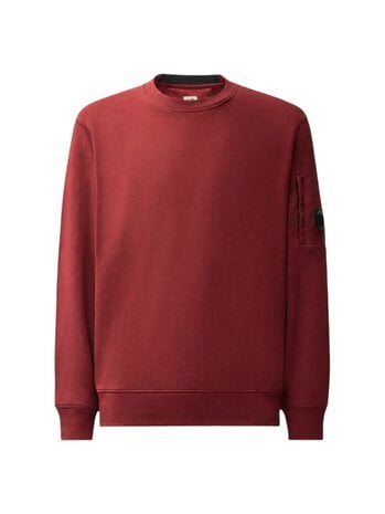 C.P. Company C.P. COMPANY DIAGONAL FLEECE CREWNECK SWEATSHIRT ANDORRA RED