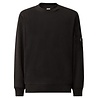 C.P. Company C.P. COMPANY DIAGONAL FLEECE CREWNECK SWEATSHIRT BLACK C.P. Company C.P. COMPANY DIAGONAL FLEECE CREWNECK SWEATSHIRT BLACK