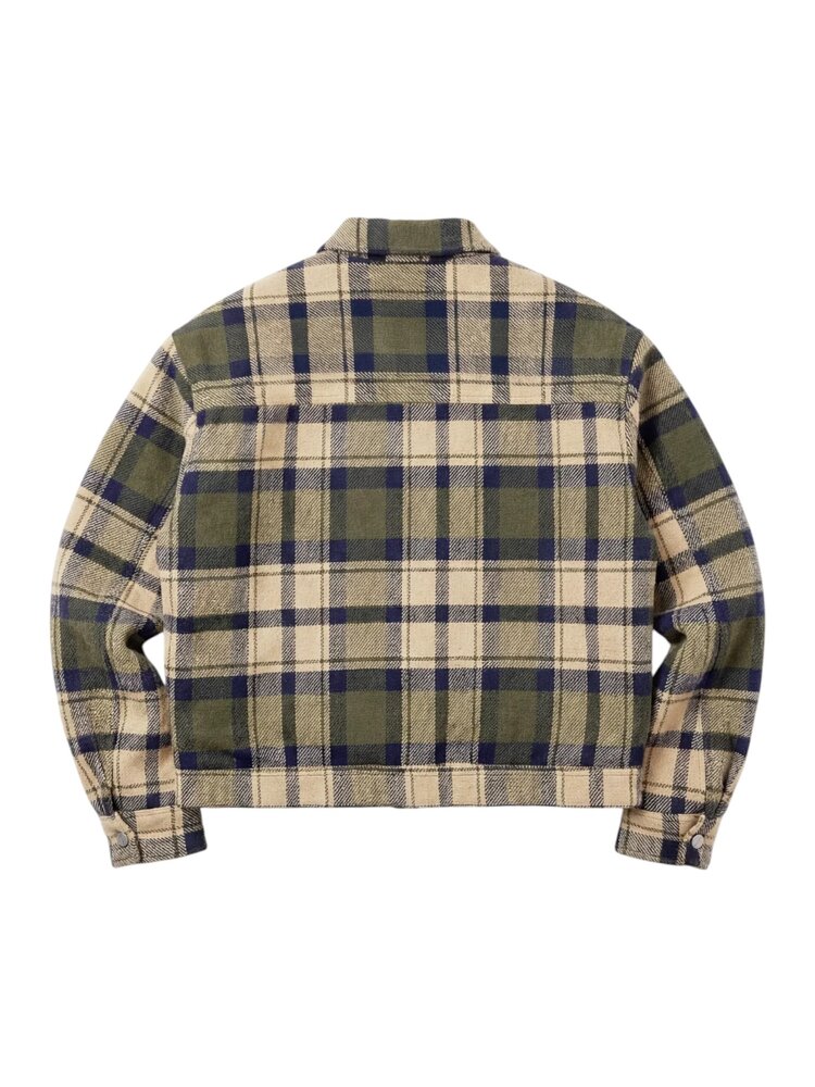Brams Fruit BRAM'S FRUIT GARDENER FLANNEL JACKET BROWN Brams Fruit BRAM'S FRUIT GARDENER FLANNEL JACKET BROWN