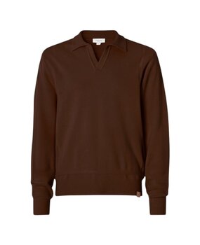 Jacob Cohen JACOB COHËN WOOL POLO RUST BROWN