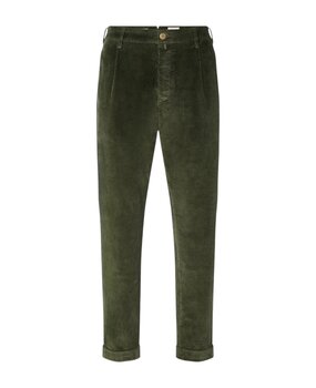 Jacob Cohen JACOB COHËN HENRY CROPPED SLIM PANTS TINTO GREEN