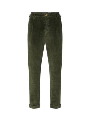 Jacob Cohen JACOB COHËN HENRY CROPPED SLIM PANTS TINTO GREEN
