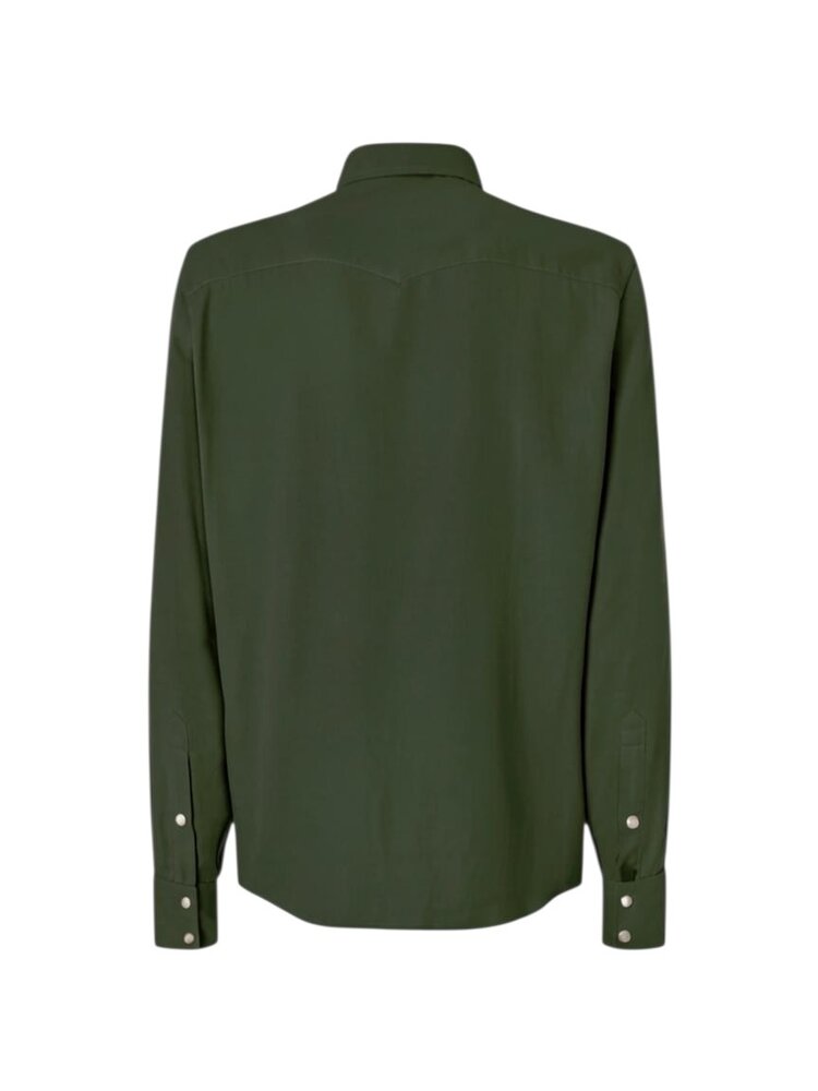 Jacob Cohen JACOB COHËN WESTERN SHIRT RAW GREEN