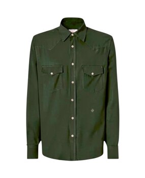 Jacob Cohen JACOB COHËN WESTERN SHIRT RAW GREEN