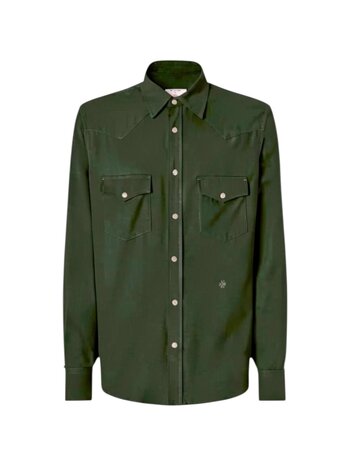 Jacob Cohen JACOB COHËN WESTERN SHIRT RAW GREEN