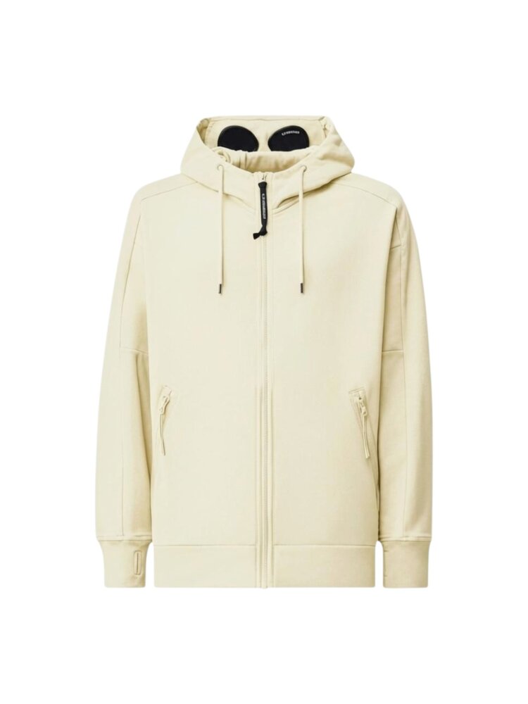 C.P. Company C.P. COMPANY DIAGIONAL FLEECE GOGGLE ZIP SWEATSHIRT SILVER BIRCH C.P. Company C.P. COMPANY DIAGIONAL FLEECE GOGGLE ZIP SWEATSHIRT SILVER BIRCH