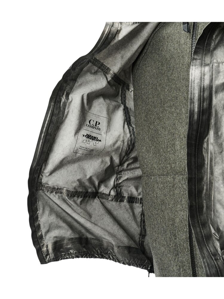 C.P. Company C.P. COMPANY MEDIUM JACKET NANO TITANIUM SILVER