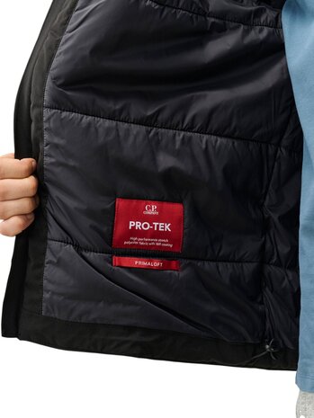C.P. Company C.P. COMPANY PRO-TEK PRIMALOFT SILVER JACKET BLACK