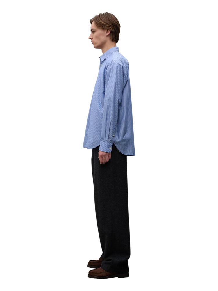 Norse Projects NORSE PROJECTS VIVESTAD WOOL WIDE CHINO CHARCOAL GREY
