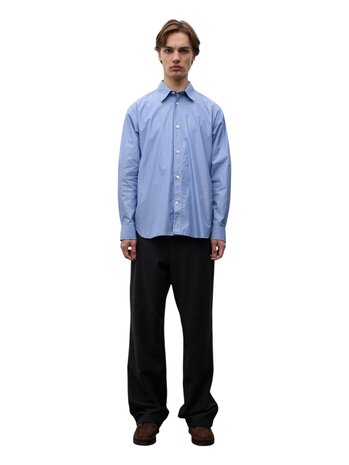 Norse Projects NORSE PROJECTS VIVESTAD WOOL WIDE CHINO CHARCOAL GREY