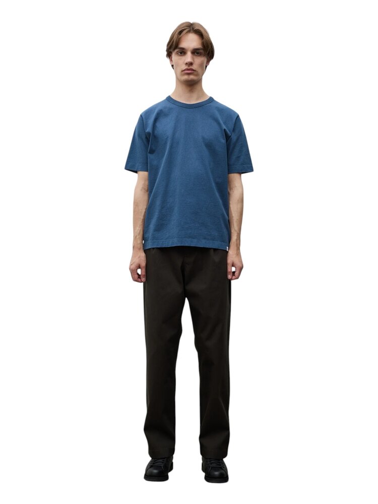 Norse Projects NORSE PROJECTS VOLDA PLEATED COTTON TWILL TROUSER BEECH GREEN